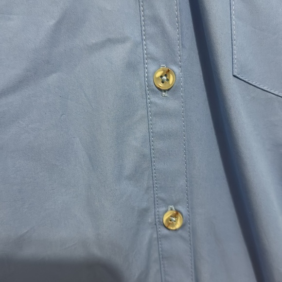 NWOT MAEVE hydrangea blue shirt dress 🦋 - Picture 7 of 9